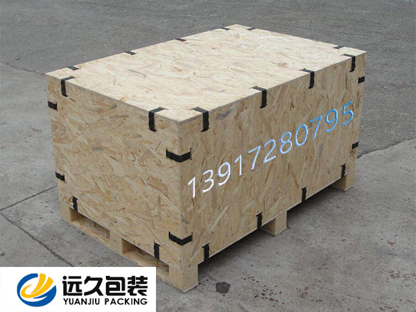 OSB板制作加工的卡扣木箱更防潮、更環(huán)保、更牢固